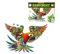 The Learning Journey Wildlife World Rainforest 200 piece Jigsaw Puzzle, Vibrant Colors