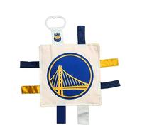 The Learning Lovey Dorado State Warriors Baby Toy, 8 x 8 Inch NBA Basketball Toy, Crushing Sensory Toy, Soft and Safe, Ideal Toy for Stroller, BPA Free