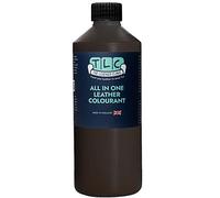 The Leather Clinic All in One Leather Colourant | Self Seal Leather Dye Repair Paint | Recolour Furniture, Sofas, Car Seats (Dark Brown, 1000ml)