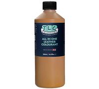 The Leather Clinic All in One Leather Colourant | Self Seal Leather Dye Repair Paint | Recolour Furniture, Sofas, Car Seats (Tan, 1000ml)