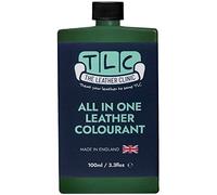 The Leather Clinic All in One Leather Colourant | Self Seal Leather Dye Repair Paint | Recolour Furniture, Sofas, Car Seats (Dark Green, 100ml)