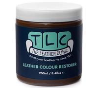The Leather Clinic Leather Colour Restorer | Multi Use Absorbent Leather Dye Repair | Recolouring Balm for Sofas, Shoes, Bags, Coats (Chocolate Brown)