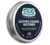 The Leather Clinic Leather Colour Restorer | Multi Use Absorbent Leather Dye Repair | Recolouring Balm for Sofas, Shoes, Bags, Coats (White)