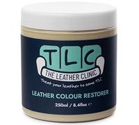 The Leather Clinic Leather Colour Restorer | Multi Use Absorbent Leather Dye Repair | Recolouring Balm for Sofas, Shoes, Bags, Coats (Beige)