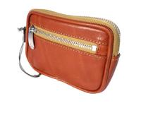 The Leather - Quality Key Case "Chopin, Color: Natural * Real Leather *