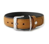 The Leather Strap Dog Collar Amsterdam Caramel/Lava, Various Sizes, New