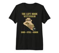 The Left Hook Veterans M1 Abrams Tank Grandpa Dad Gulf War Premium T-Shirt