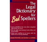 The Legal Dictionary for Bad Spellers