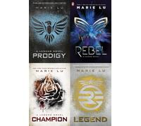 Marie Lu The Legend 4 Book Set Legend, Prodigy, Champion, Rebel