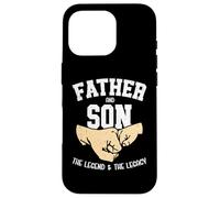 The Legend and The Legacy Fist Bump Matching Father and Son Case for iPhone 16 Pro