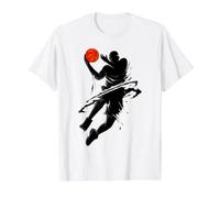 The Legend Basketball Slam Dunk for The Basketball Lovers Value Graphic T-Shirt, Men, White, S