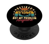The legend has Retired 2026 Not My Problem Anymore Vintage PopSockets Adhesive PopGrip