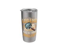 The Legend Has Retired Analyst Analysts Stainless Steel Insulated Tumbler