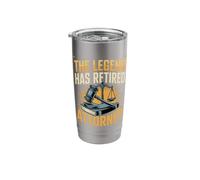 The Legend Has Retired Attorney Lawyer Stainless Steel Insulated Tumbler