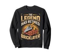 The Legend Has Retired Bricklayer Mason Sweatshirt