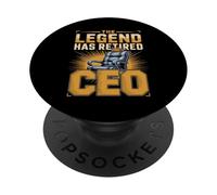 The Legend Has Retired CEO Executive PopSockets Adhesive PopGrip