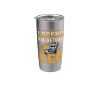 The Legend Has Retired CEO Executive Stainless Steel Insulated Tumbler