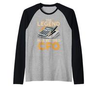 The Legend Has Retired CFO Finance Chief Raglan Baseball Tee