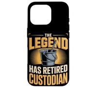 The Legend Has Retired Custodian Janitor Case for iPhone 16 Pro