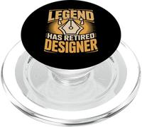 The Legend Has Retired Designer Designers PopSockets PopGrip for MagSafe