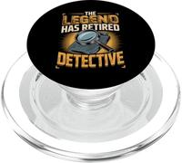 The Legend Has Retired Detective Investigators PopSockets PopGrip for MagSafe