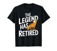 The Legend Has Retired Funny Retirement Men T-Shirt