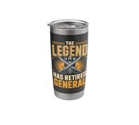 The Legend Has Retired General Commander Stainless Steel Insulated Tumbler