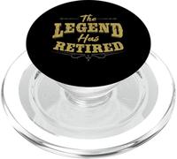 The Legend Has Retired Humor Retirement PopSockets PopGrip for MagSafe