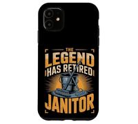 The Legend Has Retired Janitor Custodian Case for iPhone 11