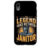 The Legend Has Retired Janitor Custodian Case for iPhone XR