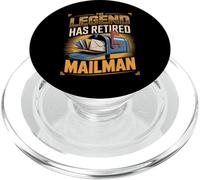 The Legend Has Retired Mailman Mail Carrier PopSockets PopGrip for MagSafe