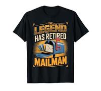 The Legend Has Retired Mailman Mail Carrier T-Shirt