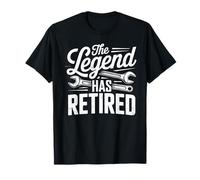The Legend Has Retired Mechanic Retirement T-Shirt
