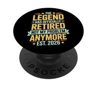 The Legend Has Retired Not My Problem Anymore PopSockets Adhesive PopGrip