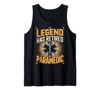 The Legend Has Retired Paramedic EMT Tank Top