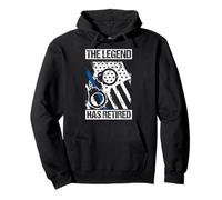 THE LEGEND HAS RETIRED Police Retirement Pullover Hoodie