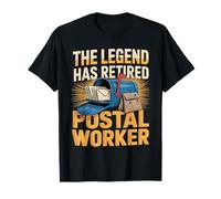 The Legend Has Retired Postal Worker Mail Carrier T-Shirt