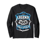 The Legend Has Retired Retirement Long Sleeve T-Shirt