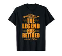 The Legend Has Retired Shirt Funny Men Women Retirement T-Shirt