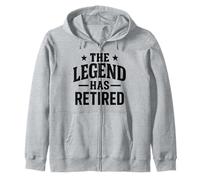 The Legend Has Retired Zip Hoodie