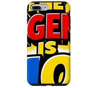 The Legend Is 10 Comic Ten Year Old 10th Birthday Kids Case for iPhone 7 Plus/8 Plus