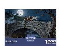 The Legend of Devil's Bridge Wooden Jigsaw Puzzle Waterproof 1000 Piece Puzzles for Adults Challenging And Brainteasing Educational Games