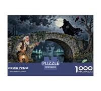 The Legend of Devil's Bridge Wooden Jigsaw Puzzle Waterproof 1000 Piece Puzzles for Adults Colourful Home Decoration