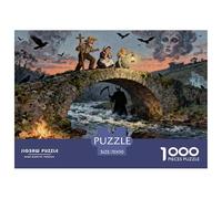 The Legend of Devil's Bridge Wooden Jigsaw Puzzle Waterproof 1000 Piece Puzzles for Adults Gifts Challenging And Brainteasing Home Decoration