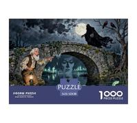 The Legend of Devil's Bridge Wooden Jigsaw Puzzle Waterproof 1000 Piece Puzzles for Adults Gifts Fun Educational Games