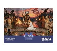 The Legend of Devil's Bridge Wooden Jigsaw Puzzle Waterproof 1000 Piece Puzzles for Adults Impossible Educational Games