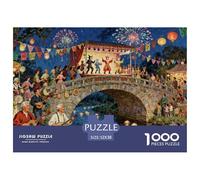 The Legend of Devil's Bridge Wooden Jigsaw Puzzle Waterproof 1000 Piece Puzzles for Adults Impossible Home Decoration