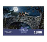 The Legend of Devil's Bridge Wooden Jigsaw Puzzle Waterproof 1000 Piece Puzzles for Adults Impossible Educational Games