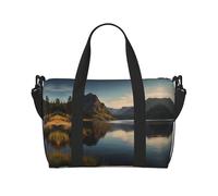 The Legend of Lannis Loch Printed Tote Travel Bag with Adjustable Shoulder Strap Suitable for Travel and Sports