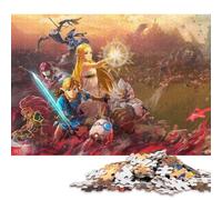 The Legend of Zelda 1000 Pieces Wooden Jigsaw Puzzle for Adults Fun Education Game Decoration Stress Relief Toy Intellectual Game Relaxation And Intelligence 1000pcs (75x50cm)